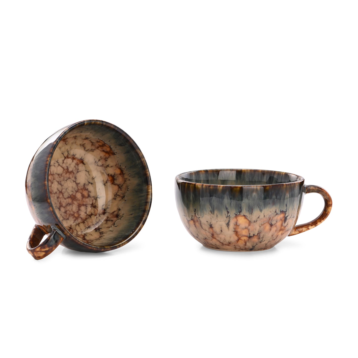 Marbled Serenity Cups (Set of 2)