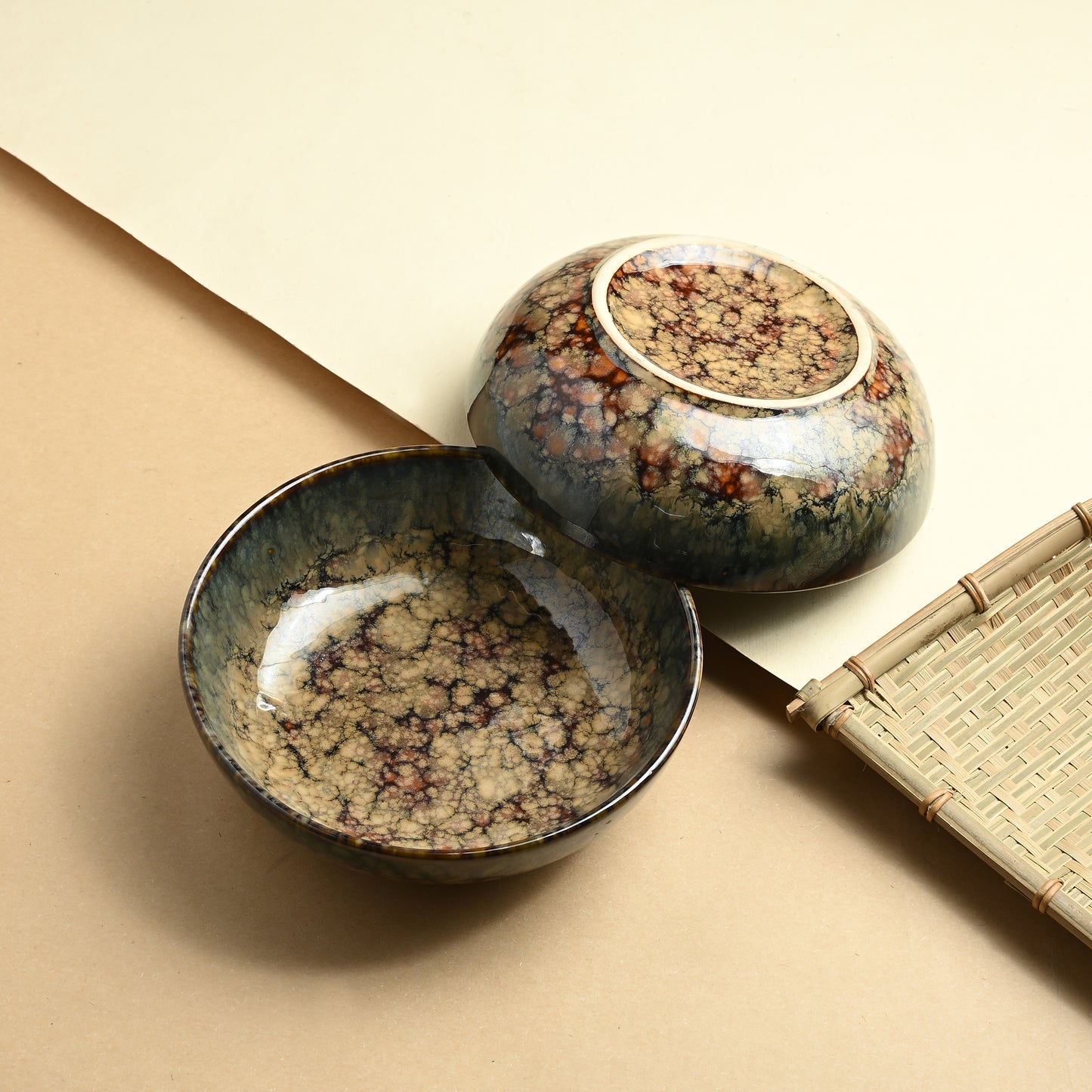 Marbled Serenity Snack Nest (Set of 2)