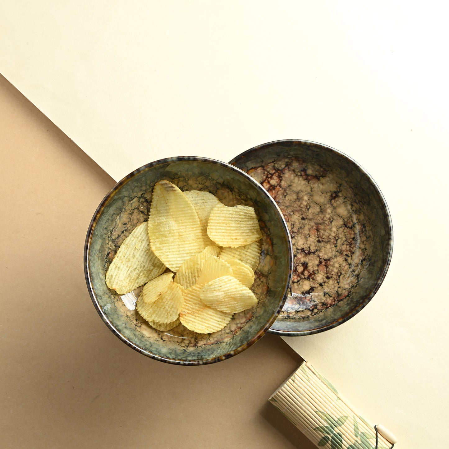 Marbled Serenity Snack Nest (Set of 2)